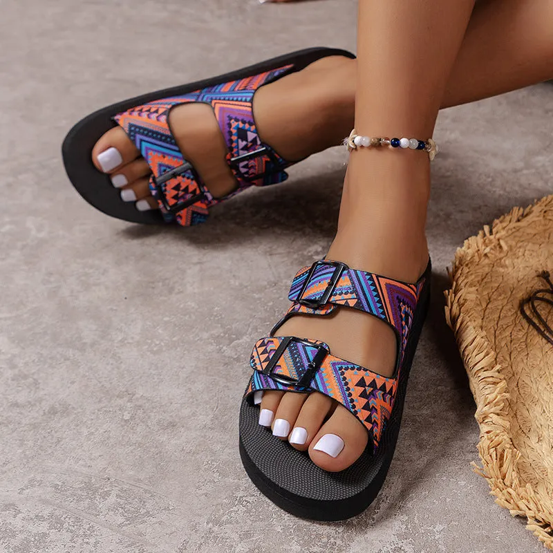 2024 Summer Premium Thick Platform Beach Slippers