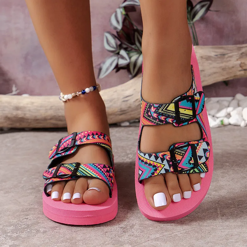 2024 Summer Premium Thick Platform Beach Slippers