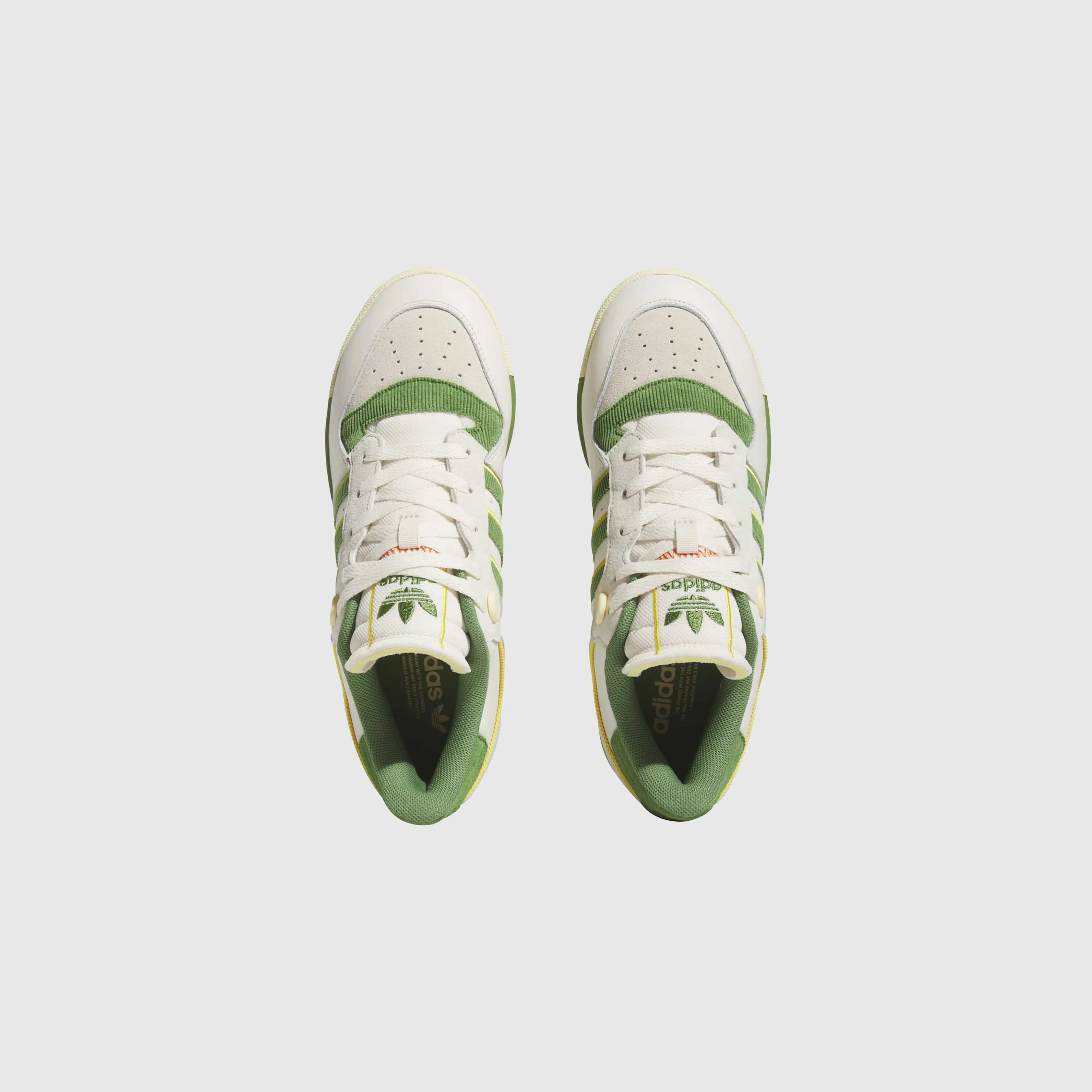 Adidas Rivalry Low 86 - Core White / Crew Green / Hazel Yellow
