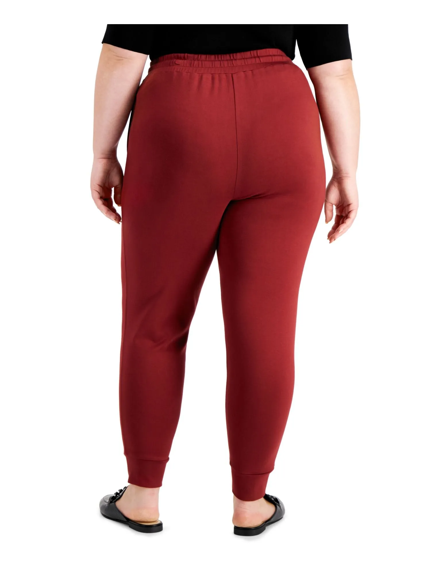 ANNE KLEIN Womens Pocketed Cuffed Pants