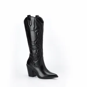 Arizona Faux Leather Cowboy Western Boots
