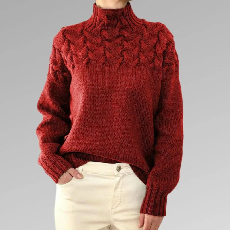 Ayla - Women's Turtleneck Sweater