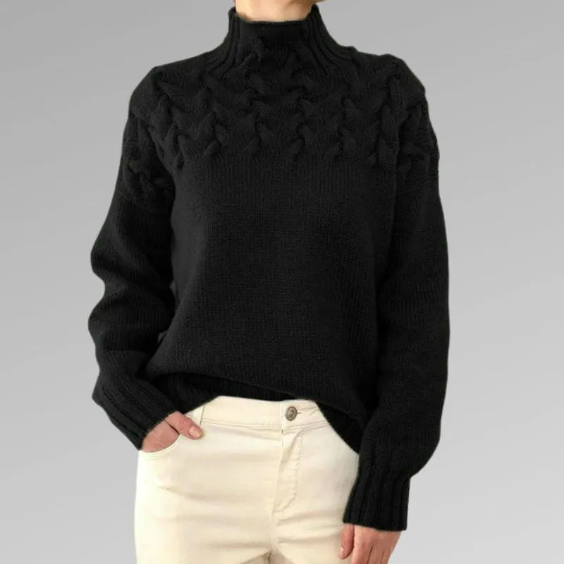 Ayla - Women's Turtleneck Sweater