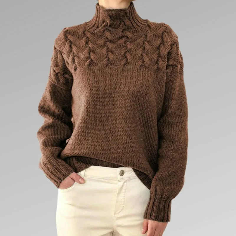 Ayla - Women's Turtleneck Sweater