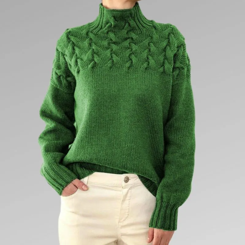 Ayla - Women's Turtleneck Sweater