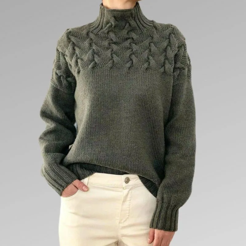 Ayla - Women's Turtleneck Sweater