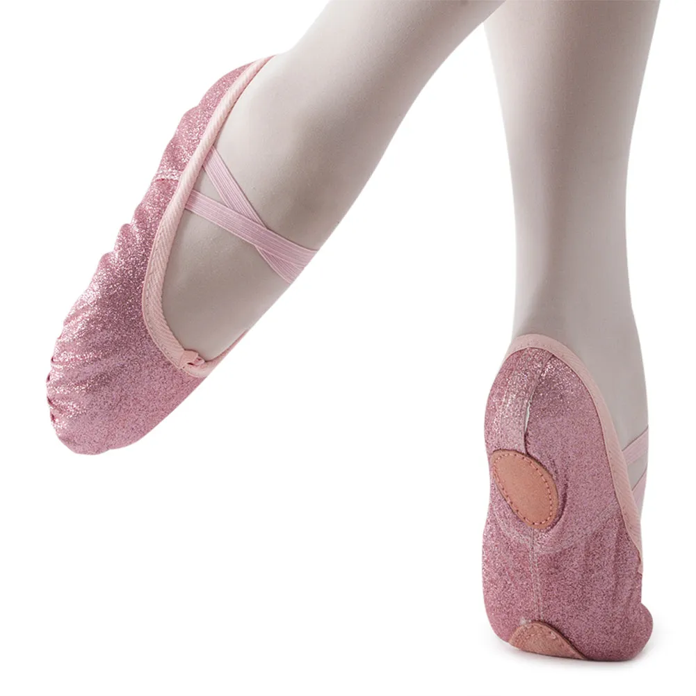 Ballet Shoes Glitter Wedding Party Dance Flats for Girls (Toddler/Little Kid/Big Kid)