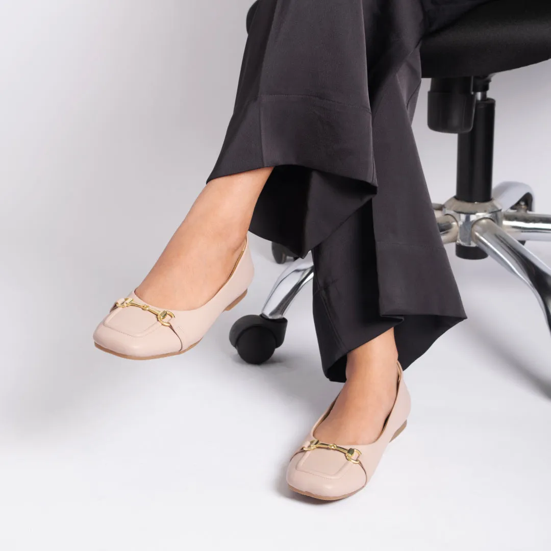 Blush Buckled Ballet