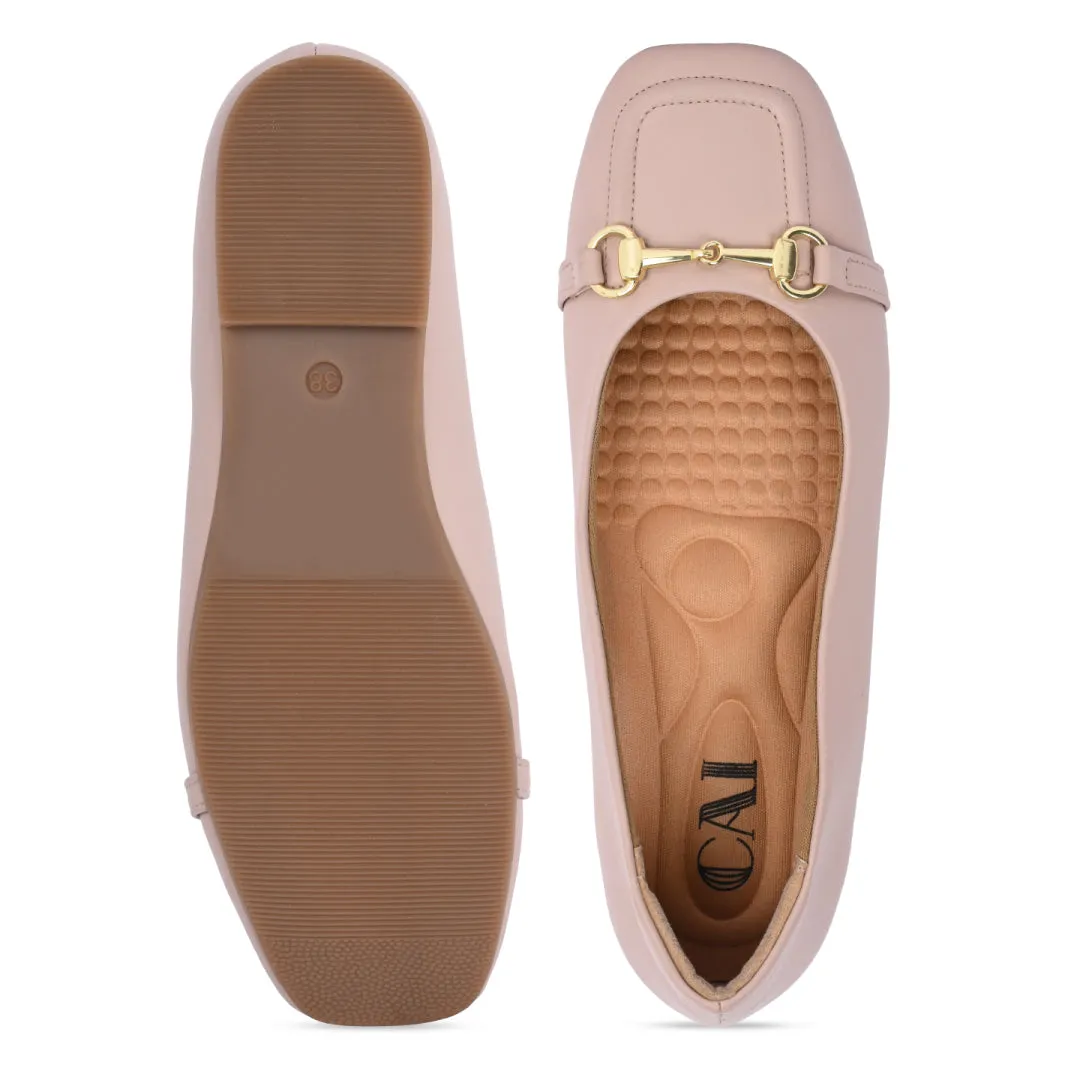 Blush Buckled Ballet