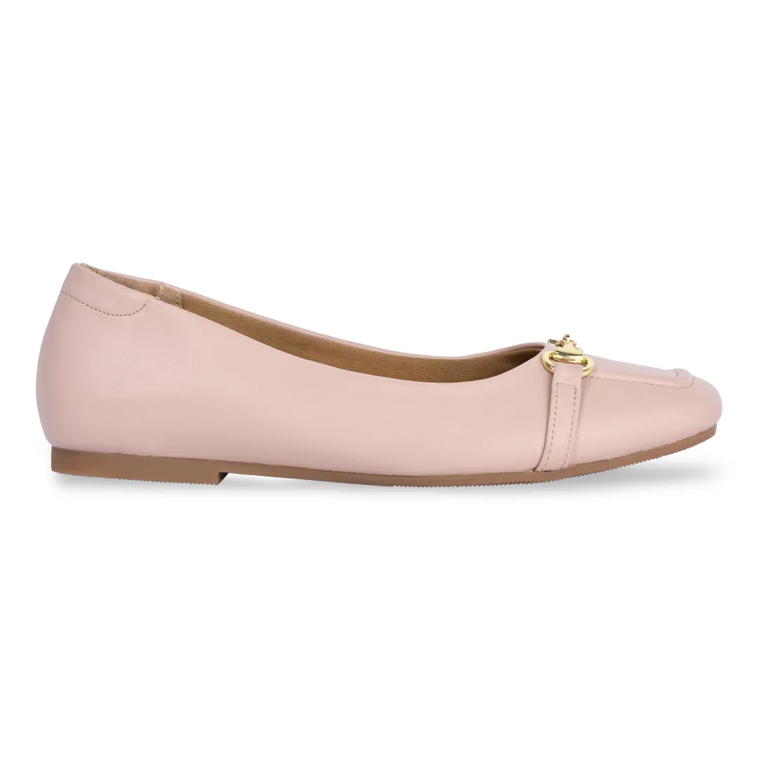 Blush Buckled Ballet