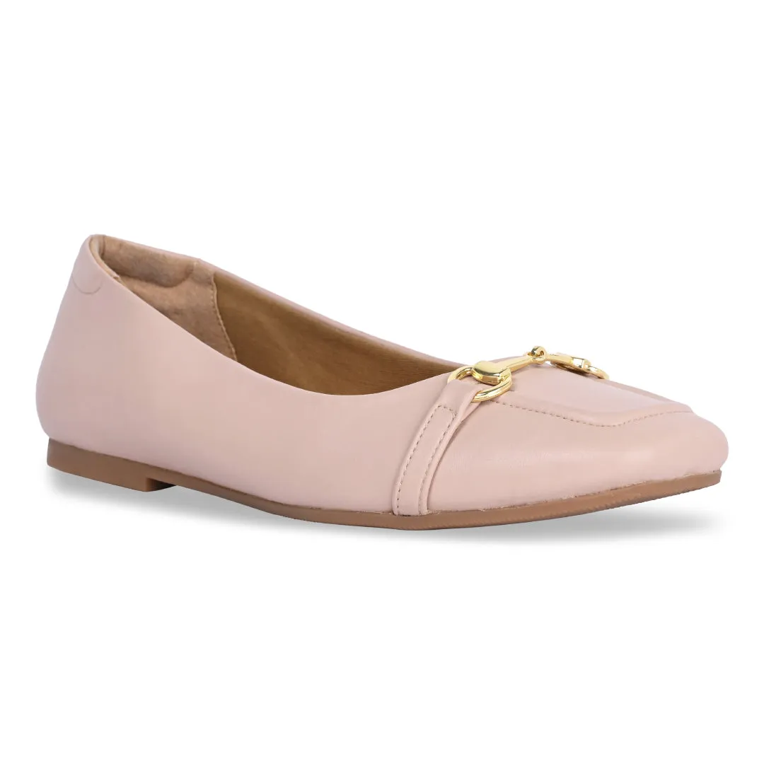 Blush Buckled Ballet