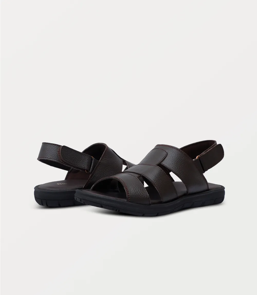 BM6821-ESPRESSO-Men Sandals