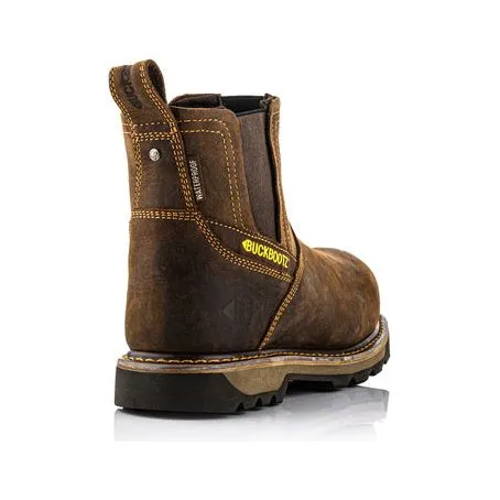 Buckler Buckflex Waterproof Safety Dealer Boot – B1180 | Aluminum Toe & 3-Way Stretch Collar