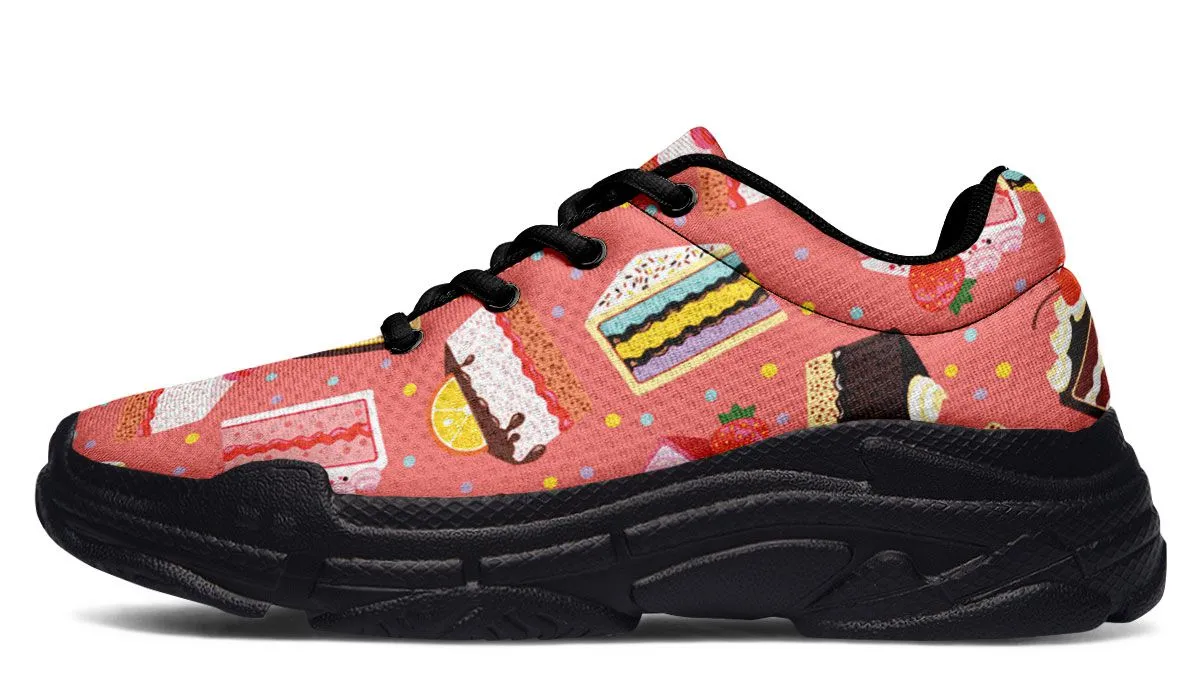 Cake Slice Pink Chunky Sneakers