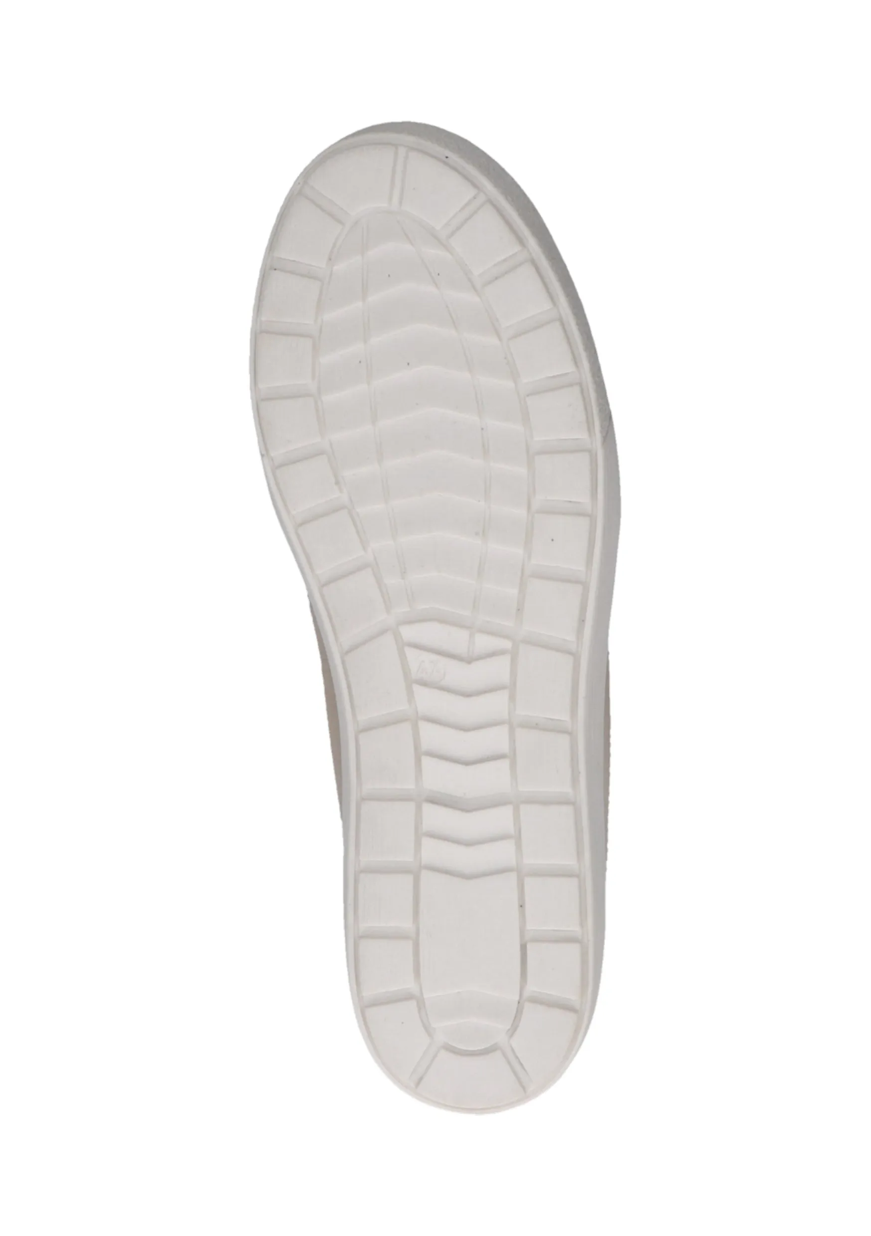 Caprice Ladies Metallic Leather Lace Up Sneaker