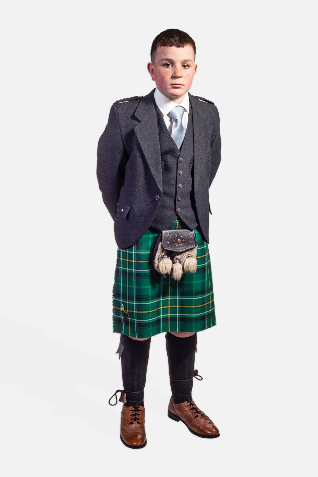 Children's Isle of Skye / Charcoal Holyrood Kilt Hire Outfit