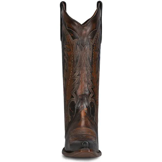 Circle G Women Brown Embroidery Triad Women's Boot L5872