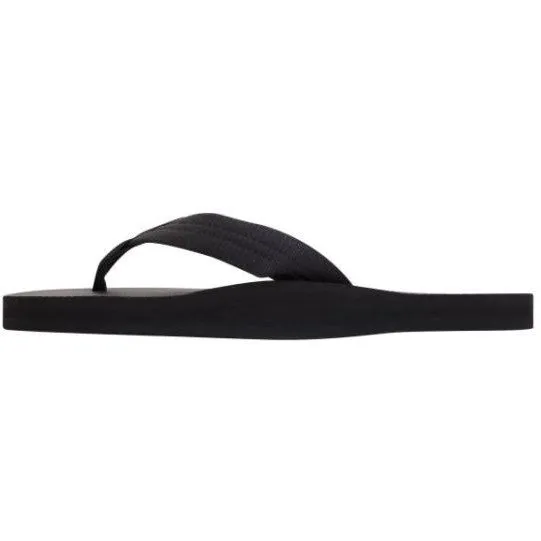Classic Rubber - Single Layer Soft Top 3/4" EVA Rubber Filled Nylon Strap BLACK