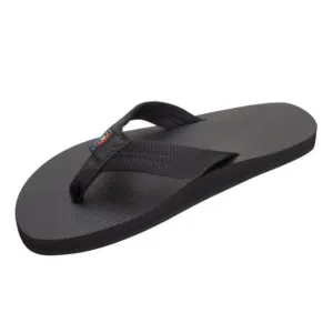 Classic Rubber - Single Layer Soft Top 3/4" EVA Rubber Filled Nylon Strap BLACK