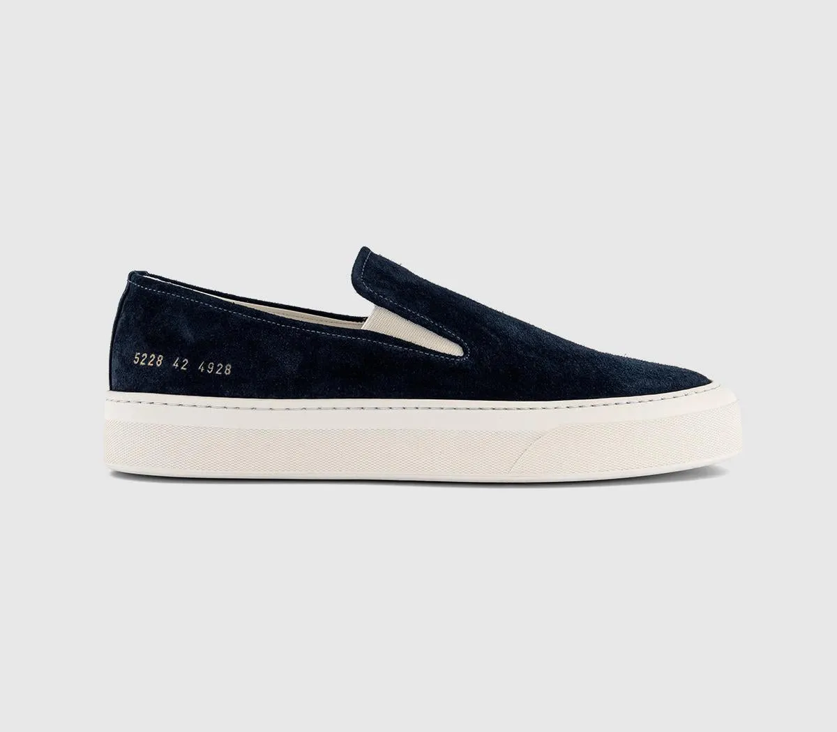 Common Projects Slip On Suede Trainers Navy