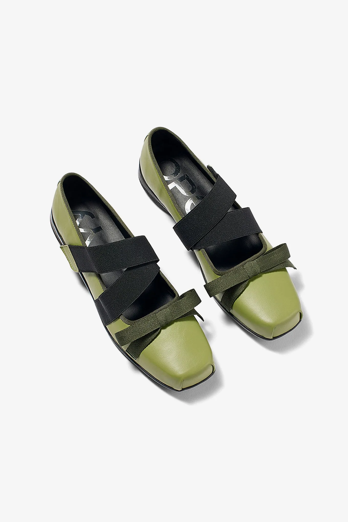 CROSS BAND BALLET FLATS