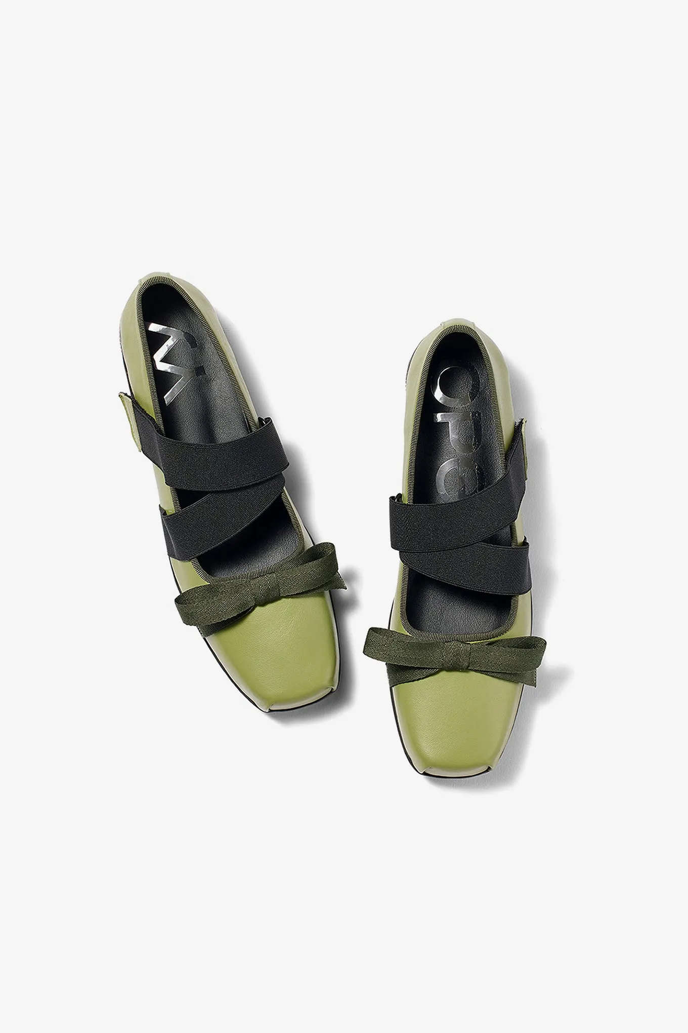 CROSS BAND BALLET FLATS