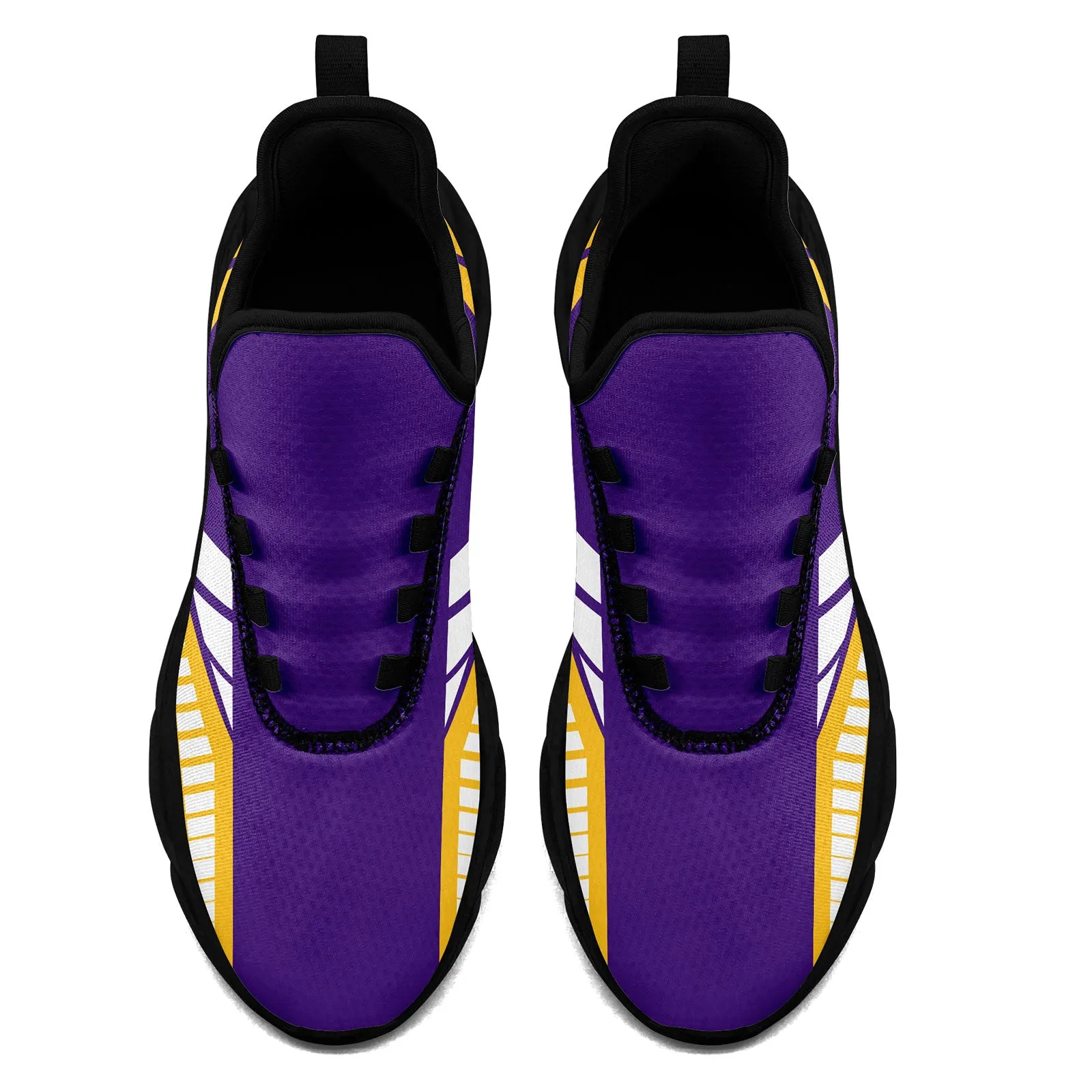 Custom Purple Yellow Minnesota Maxsoul Shoes Personalized Sneaker FN003-D020325-17