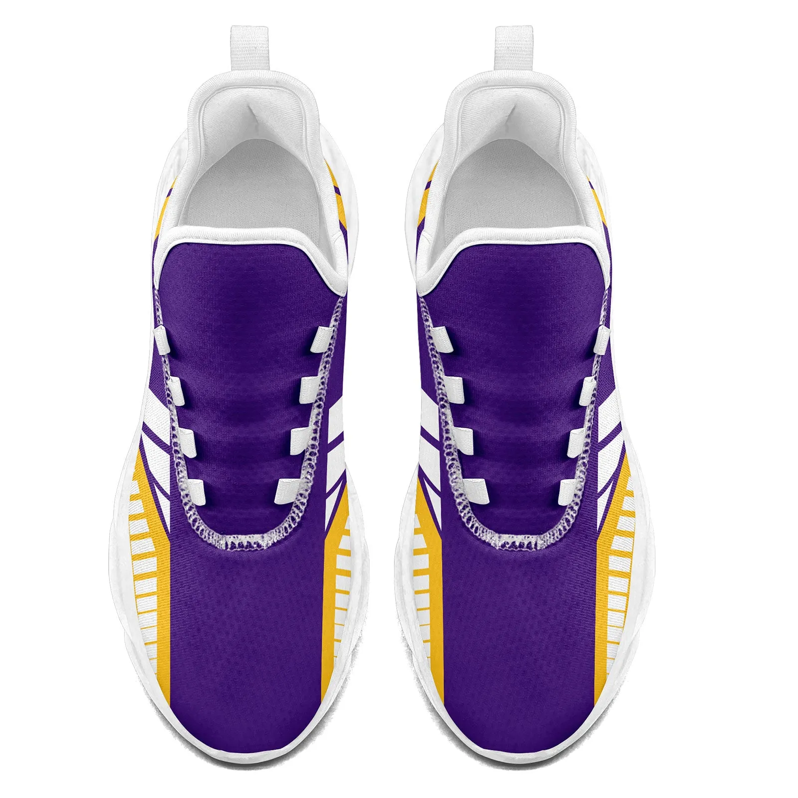 Custom Purple Yellow Minnesota Maxsoul Shoes Personalized Sneaker FN003-D020325-17