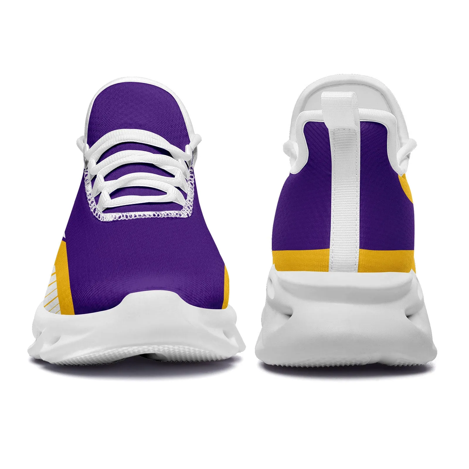 Custom Purple Yellow Minnesota Maxsoul Shoes Personalized Sneaker FN003-D020325-17