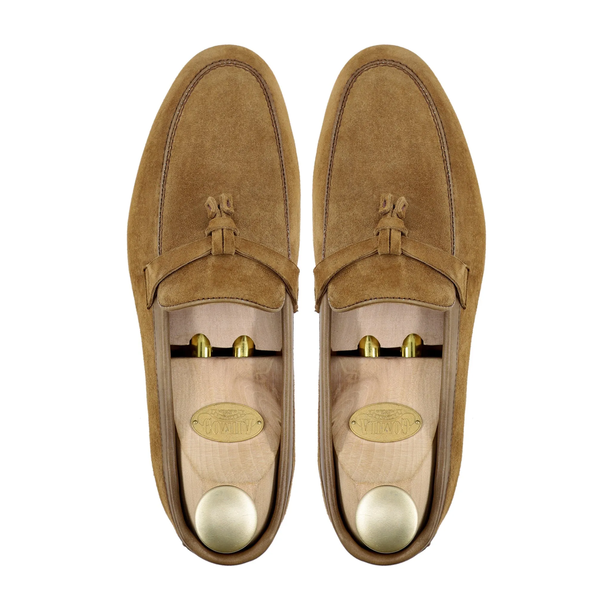 Dacia - Men's Camel Kid Suede Loafer