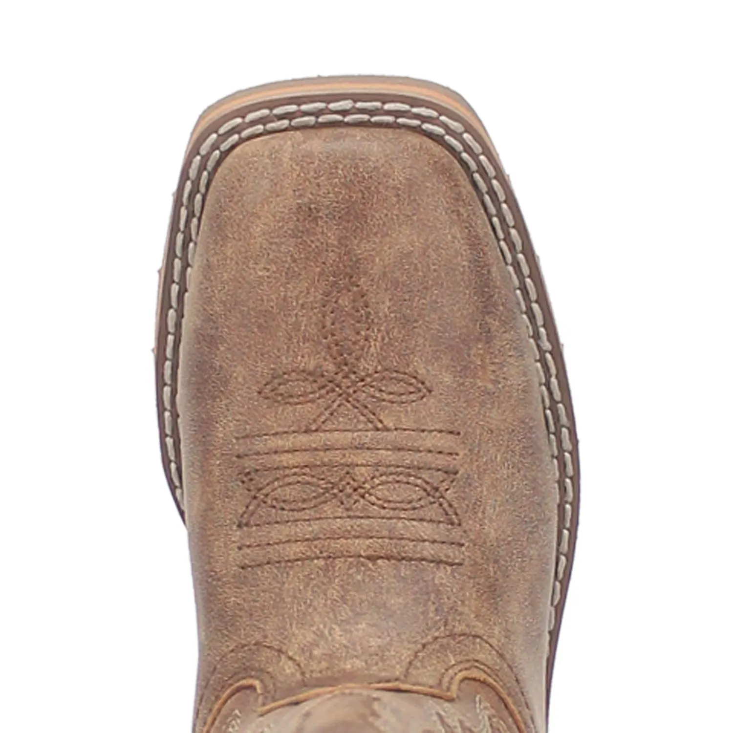 Dan Post Kids Unisex Marty Tan Leather Cowboy Boots