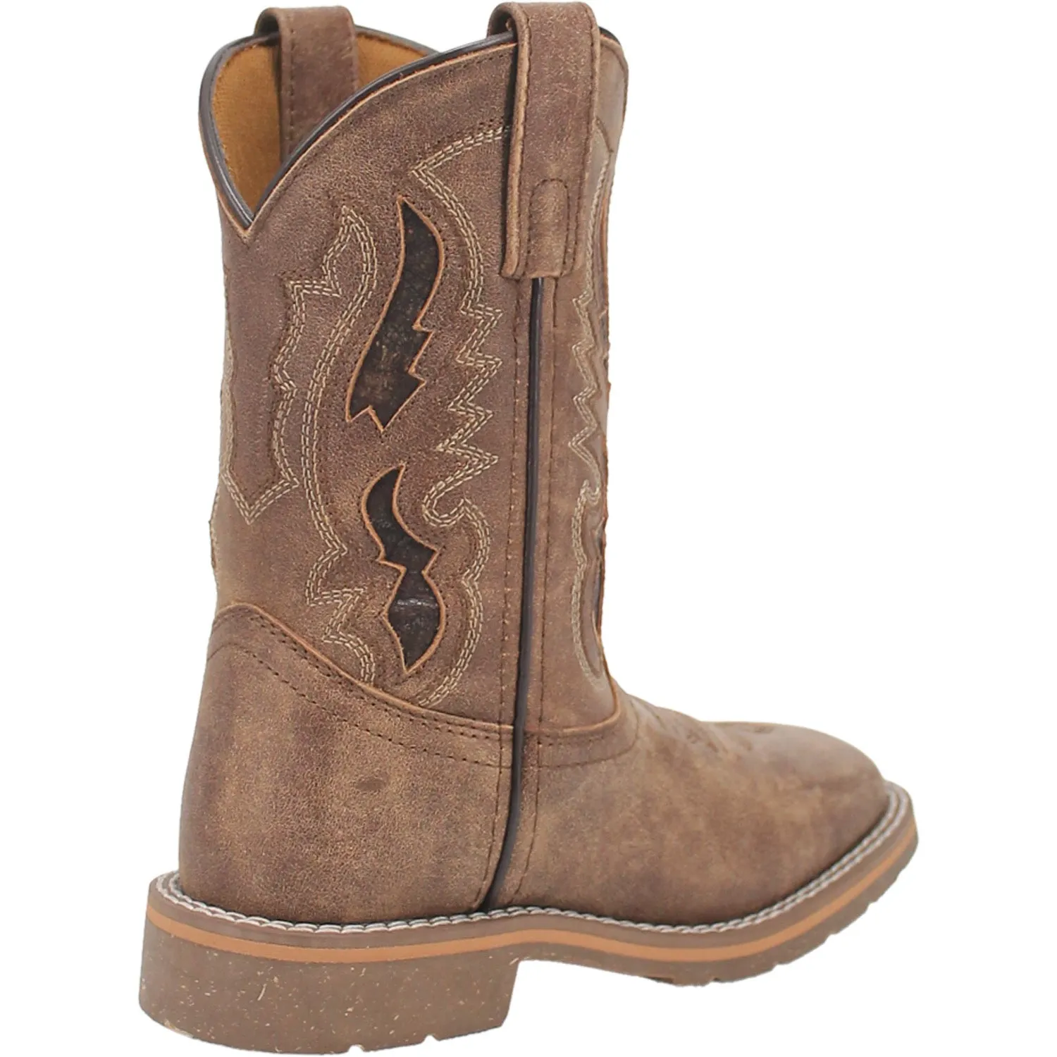Dan Post Kids Unisex Marty Tan Leather Cowboy Boots
