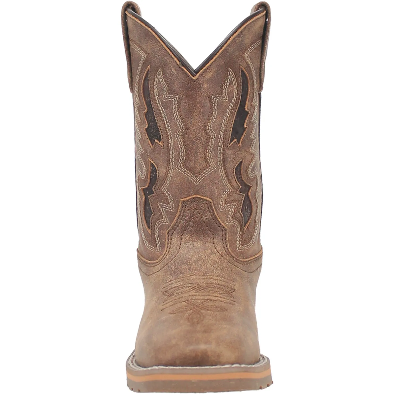 Dan Post Kids Unisex Marty Tan Leather Cowboy Boots