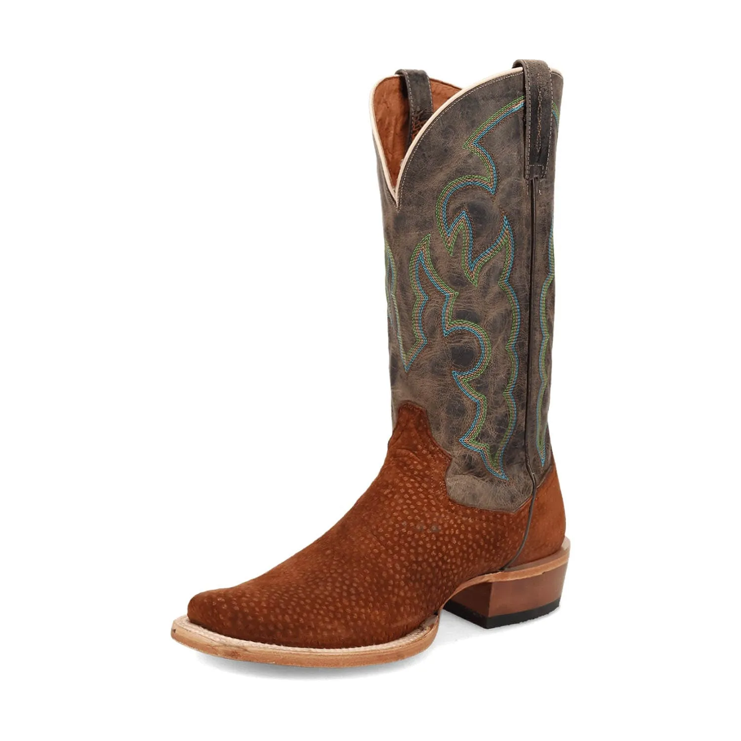Dan Post Mens Cappy Tan/Brown Carpincho Cowboy Boots