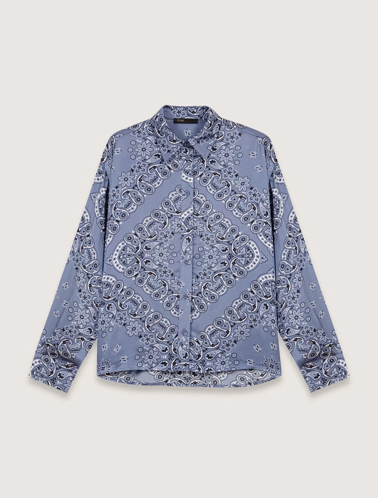 Flowing printed shirt
