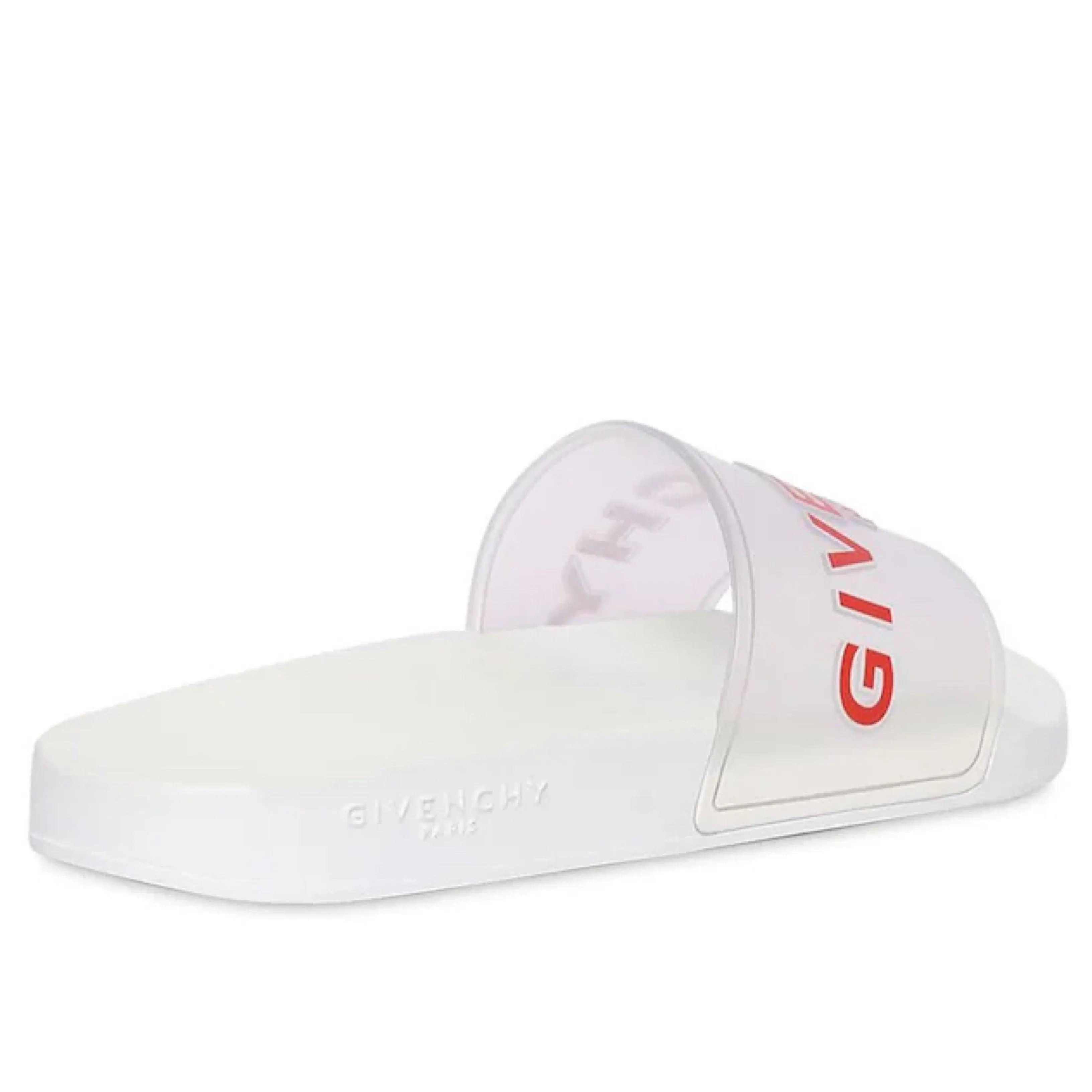 Givenchy Transparent Logo Sliders