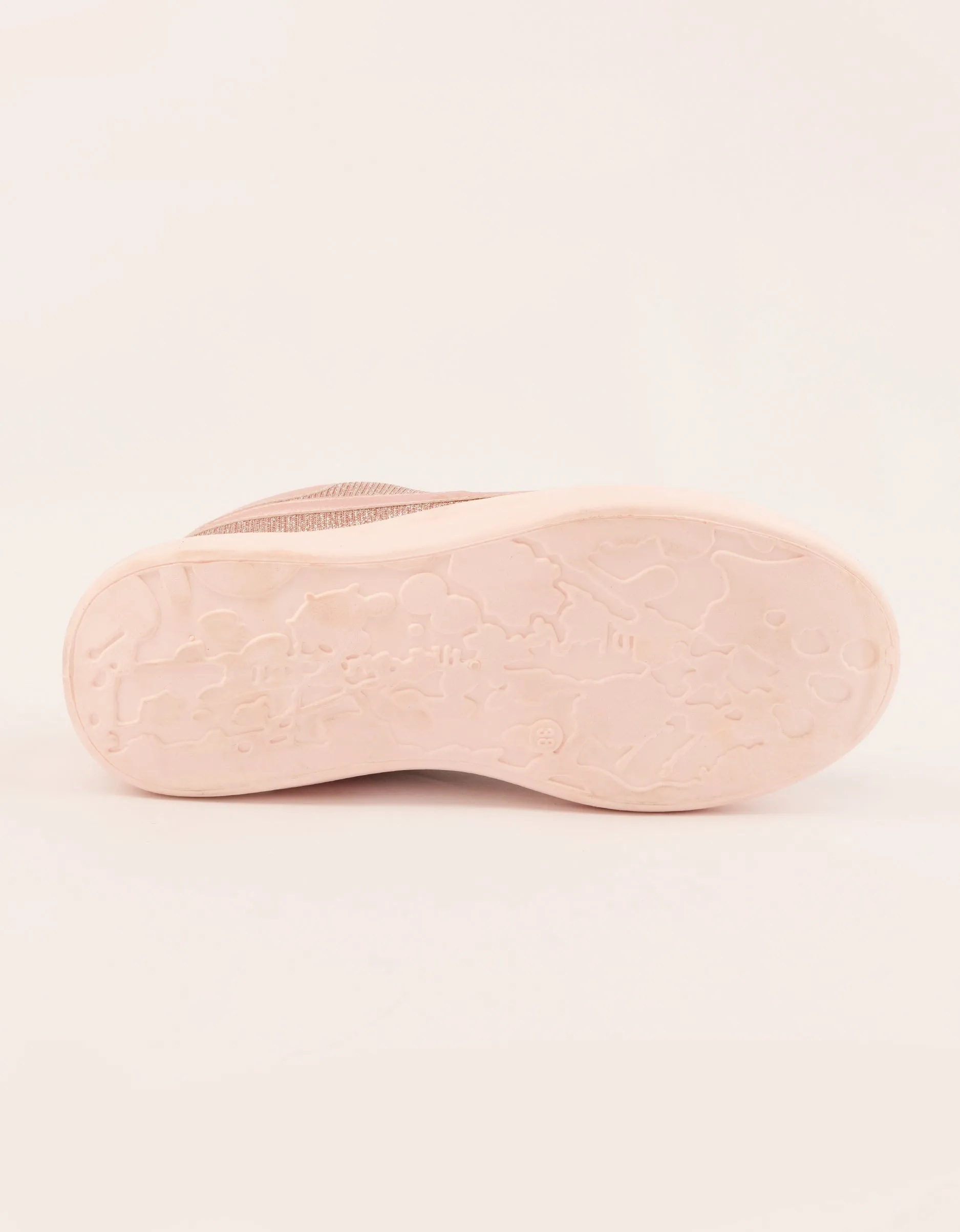 Gleaming Blush Low-Tops - Pastel Pink