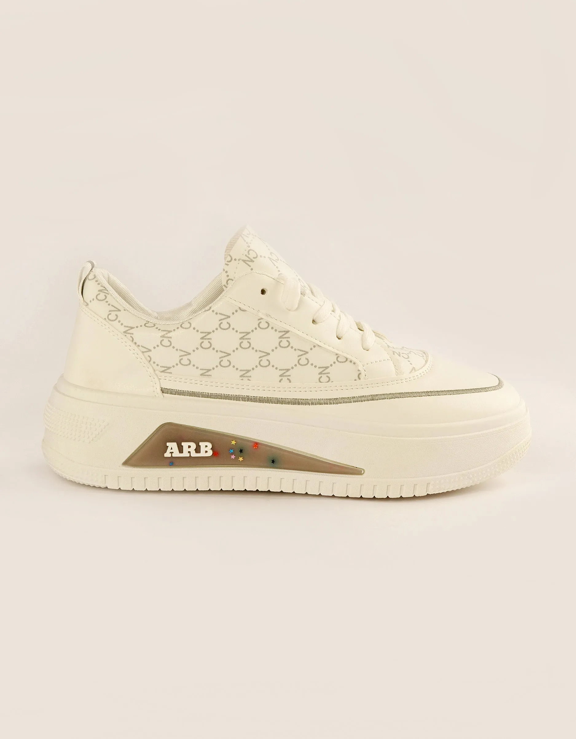 Graphite Edge Platform Sneakers