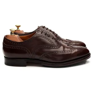 'Hickstead' Dark Brown Leather Oxford Brogues UK 9 F