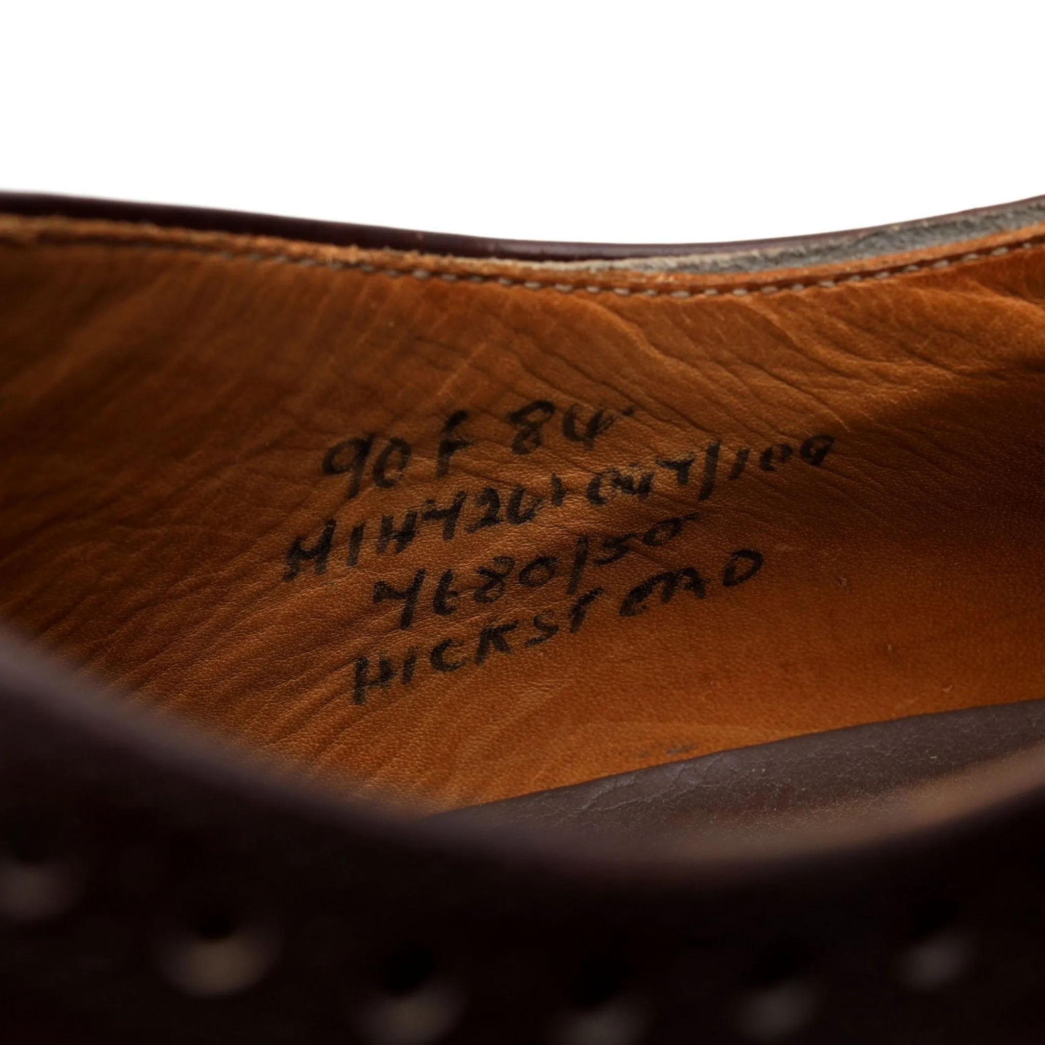 'Hickstead' Dark Brown Leather Oxford Brogues UK 9 F