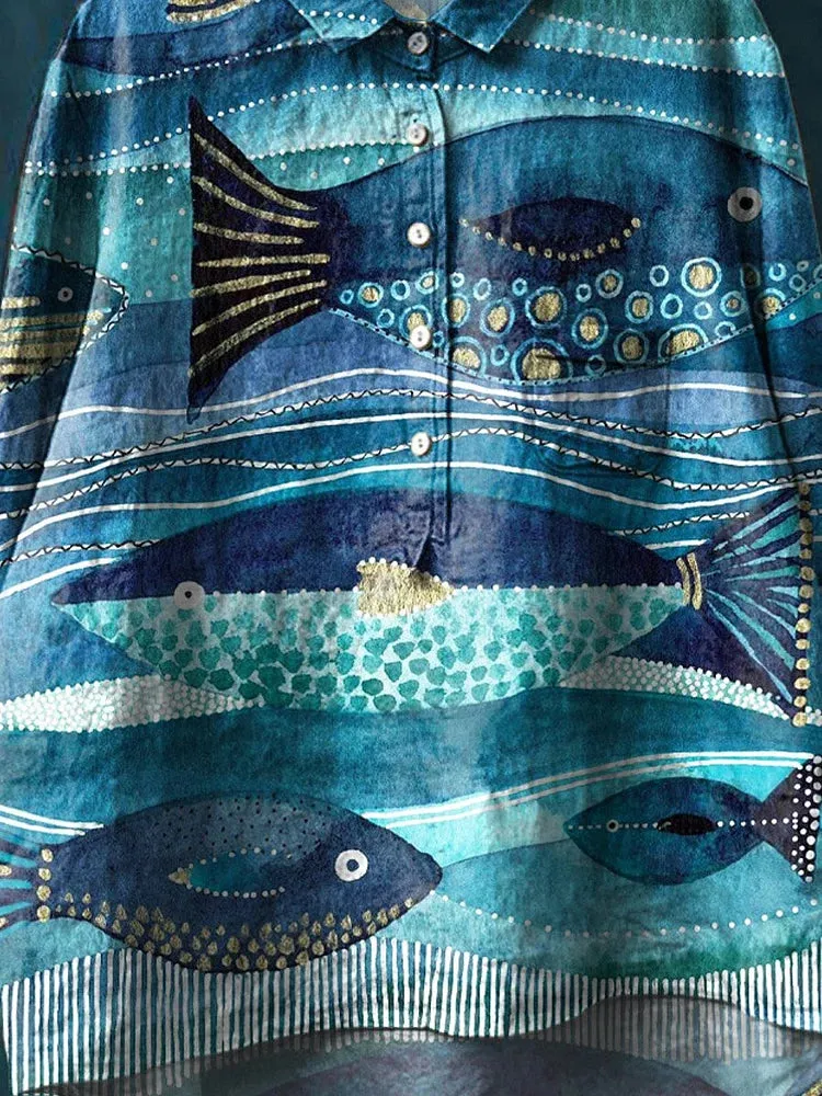 JACKY - Ocean Art Shirt