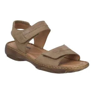 Josef Seibel Women's Debra 19 Leather Adjustable Sandals Beige