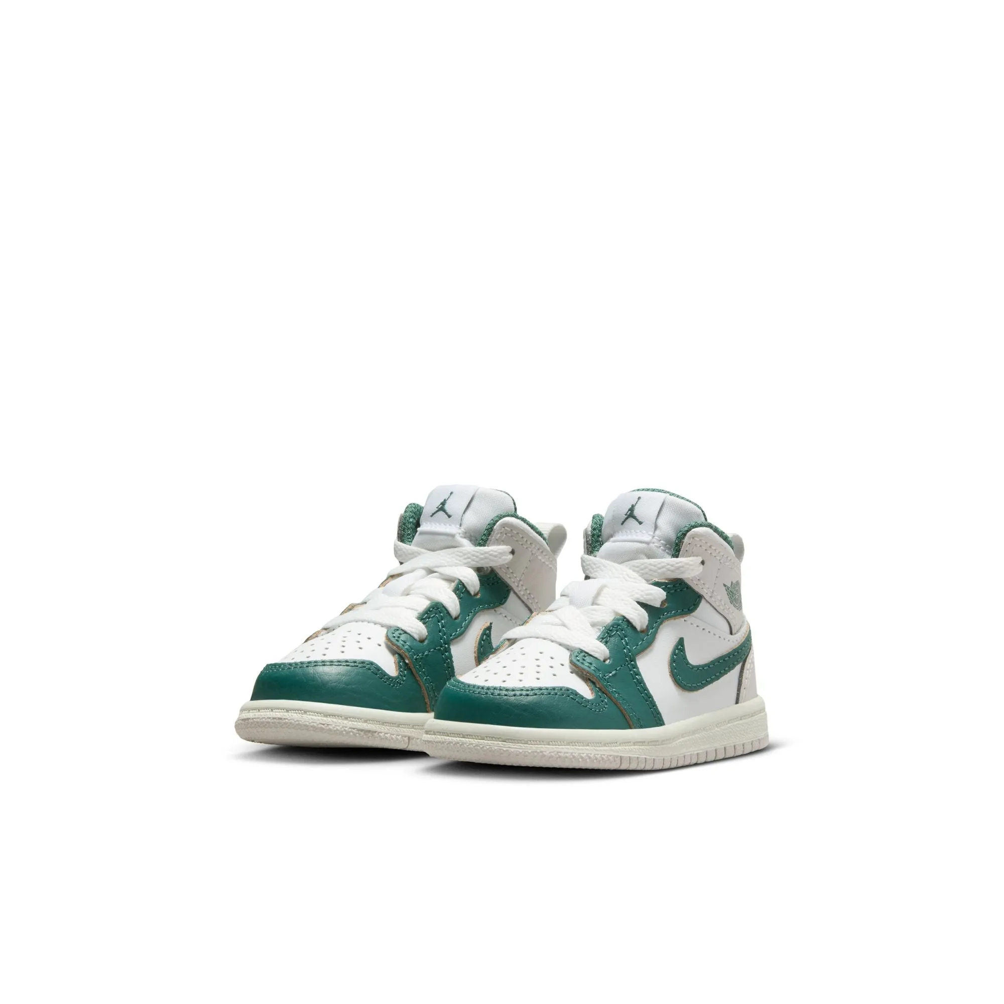 KIDS JORDAN 1 MID SE TD (WHITE/OXIDIZED GREEN/SAIL)