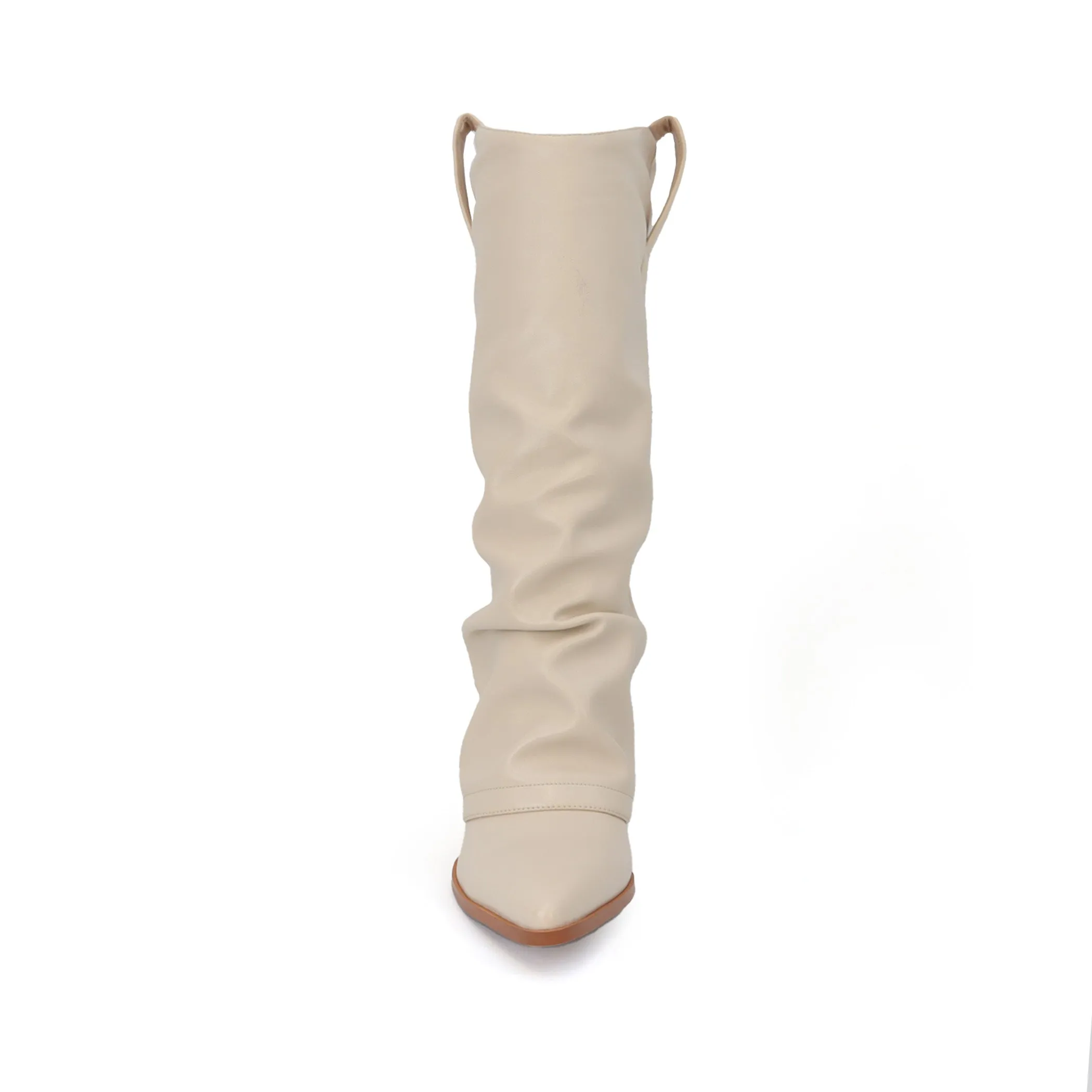 KWEEN Women's Western Boot With Pull Tab