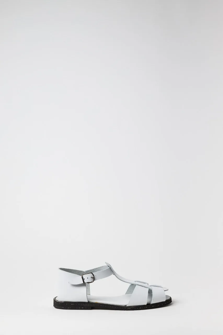 Leather Buckle Sandals
