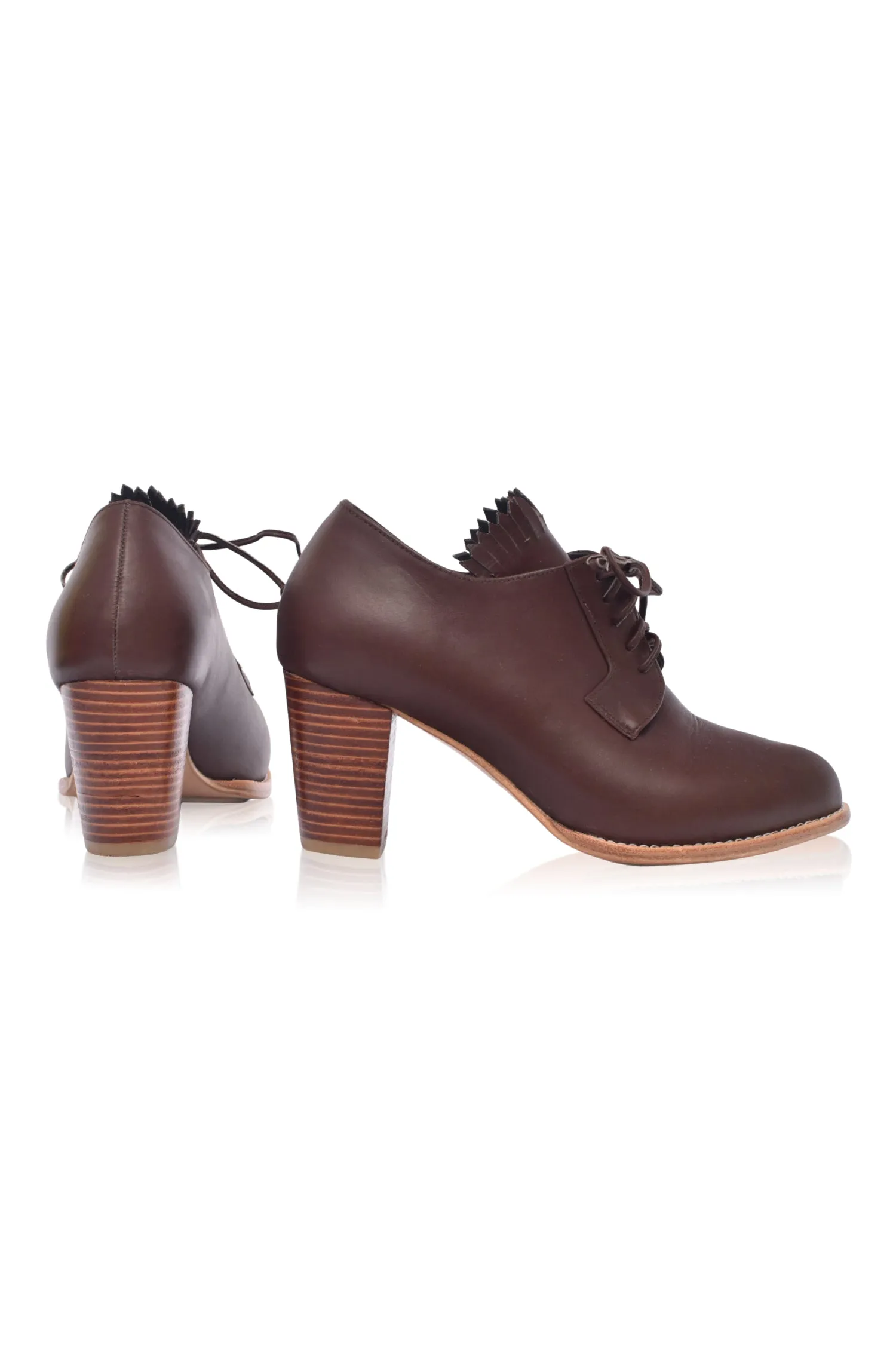 Lyon Lace-up Leather Oxfords by ELF