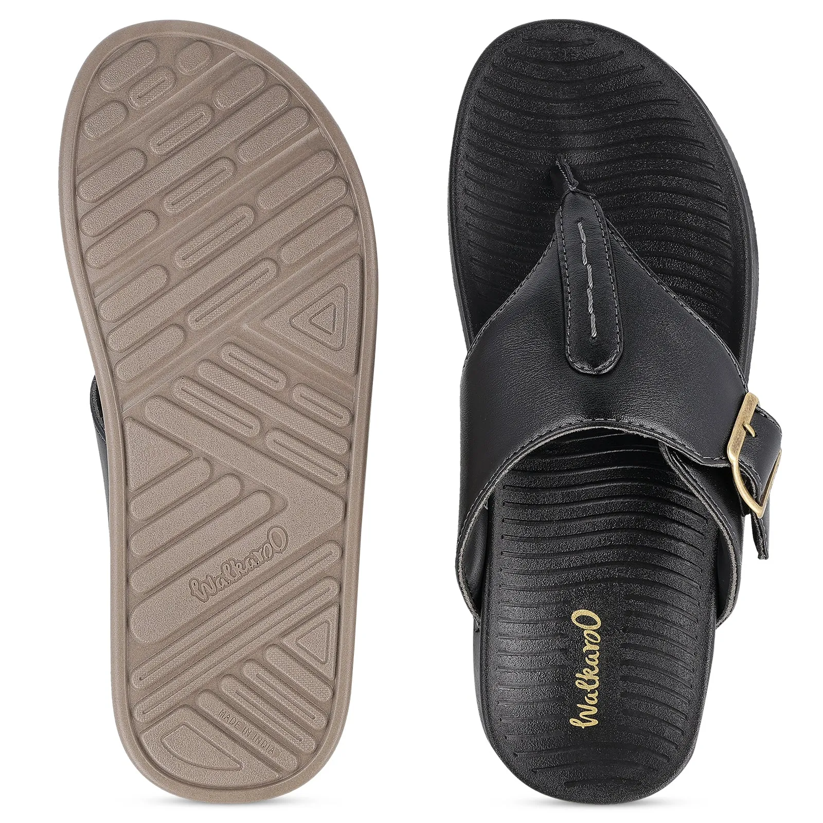 Men's Daily Wear Comfort Sandals - WE1024 Black