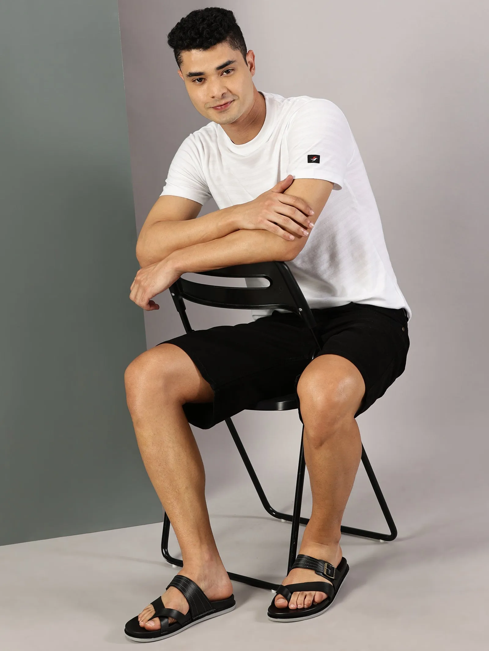 Men's Daily Wear Comfort Sandals - WE1353 Black