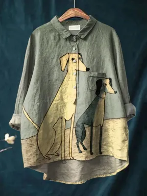 MIKHA - Dog Art Shirt