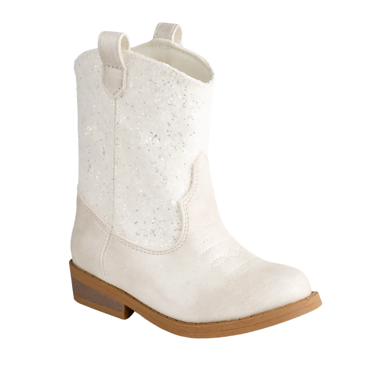 Missy Ivory Glitter Boot Walking Stage